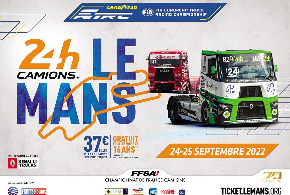 Le programme des 24 Heures Camions 2022